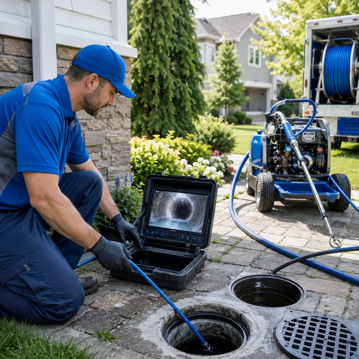 Outdoor drain cleaning professionals serving Alvord, TX